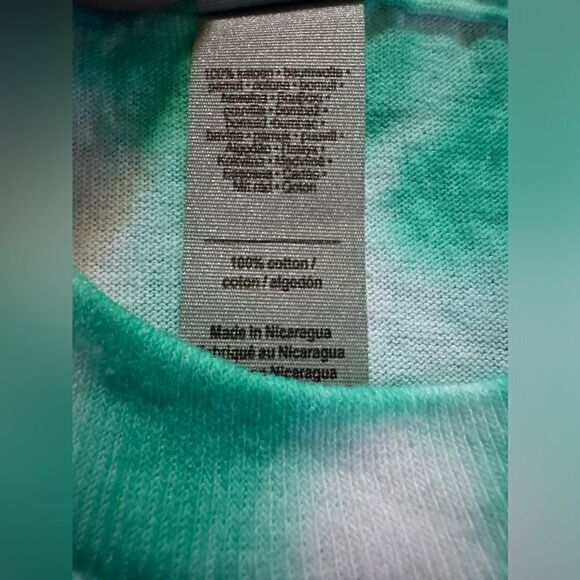 Gildan tie dye long sleeved T-shirt with SUNDAE DONUTS logo on front NWOT L - Picture 11 of 11